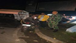 Babinsa Koramil 402-04/Tanjung Raja Gelar Patroli Siskamling Bersama Warga