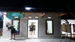 Satgas TMMD Ke- 128 Kodim 0402/OKI, Lembur Malam Tak Kenal Lelah