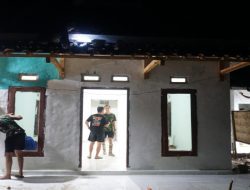 Satgas TMMD Ke- 128 Kodim 0402/OKI, Lembur Malam Tak Kenal Lelah
