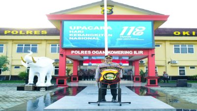 Kapolres OKI Ajak Personel Tingkatkan Nasionalisme dan Literasi Digital pada Harkitnas 2026