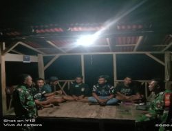 Sinergi TNI-Rakyat Kuat, Babinsa Air Sugihan Gelar Patroli Siskamling di Desa Kertamukti