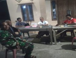 Jaga Kondusifitas Malam Selasa, Koramil 402-05/Muara Kuang Gelar Patroli Keliling Muara Kuang Hingga Desa Munggu