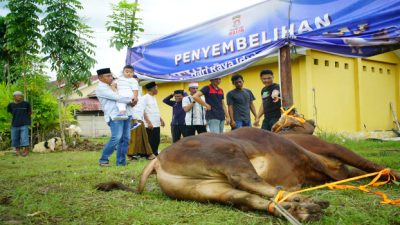 Semarak Idul adha 1447 H, Polres OKI Gelar Sholat Ied Bersama dan Sembelih 15 Sapi serta 17 Kambing Kurban