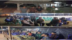 Sinergi TNI-Rakyat, Babinsa Koramil 402-10/Kayuagung Gelar Patroli Siskamling Ciptakan Rasa Aman