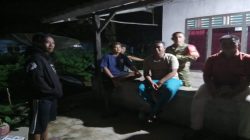 Babinsa Koramil 402-01/Tjg Lubuk Sinergi dengan Warga Sritanjung, Gelar Patroli Siskamling Antisipasi Bencana