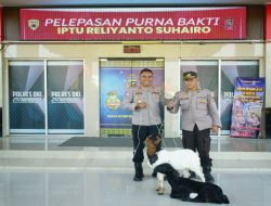 Akhiri 39 Tahun Pengabdian, IPTU Reliyanto Dilepas dengan Penuh Kehormatan oleh Polres OKI