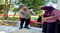 Kapolres OKI Resmikan Jembatan Merah Putih, Wujud Nyata Pengabdian Polri untuk Konektivitas Desa