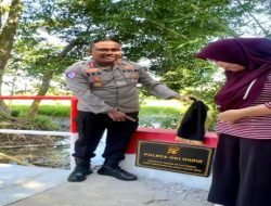 Kapolres OKI Resmikan Jembatan Merah Putih, Wujud Nyata Pengabdian Polri untuk Konektivitas Desa