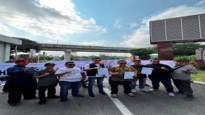 Gelar Aksi Unjuk Rasa Di Kejati Sumsel, HAMASS Tuntut Kasus Perbankan Di Usut Tuntas
