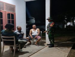 Babinsa Pedamaran Gandeng Warga Patroli Siskamling, Dandim 0402/OKI Apresiasi Sinergi Jaga Desa Rangkui Jaya