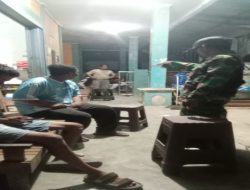 Malam Aman Di Pemulutan: Babinsa Koramil 402-12 Bergerak Bersama Rakyat