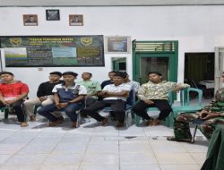 Kodim 0402/OKI-OI Laksanakan Nonton Bareng Pesta Bola Dunia Bersama Masyarakat