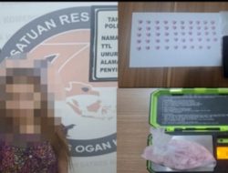 Satresnarkoba Polres OKI Ungkap Peredaran Ekstasi di Desa Petaling, Pelaku Berusia 19 Tahun