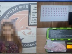 Satresnarkoba Polres OKI Ungkap Peredaran Ekstasi di Desa Petaling, Pelaku Berusia 19 Tahun