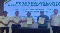 Penandatanganan Memorandum of Understanding ( MOU ) antara Kejaksaan Negeri Ogan Ilir dengan Perumda Air Minum Tirta Ogan