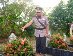 Jelang Hari Bhayangkara ke-80, Polres OKI Ziarah ke TMP Kesuma Negara