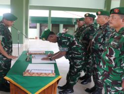Acara Wisuda Purnawira, Sertijab Perwira Dan Penerimaan Warga Baru Kodim 0402/OKI-OI Berlangsung Khidmat