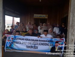 Reses DPRD OKI di Pedamaran Dan Pedamaran Timur, Mujarokib Janji Akan Memperjuangkan Usulan Masyarakat