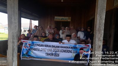 Reses DPRD OKI di Pedamaran Dan Pedamaran Timur, Mujarokib Janji Akan Memperjuangkan Usulan Masyarakat