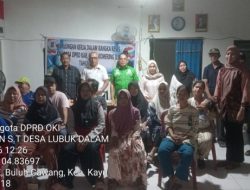 Reses di Dapil Kayuagung, Anggota DPRD Mahyudin Siap Perjuangkan Aspirasi Warga