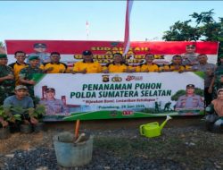 Polsek Pampangan Gelar Gerakan Penanaman Pohon, Wujud Nyata Dukung Pelestarian Lingkungan