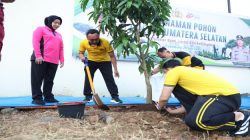 Polda Sumsel Luncurkan Gerakan Tanam 10.000 Pohon Serentak Sambut Hari Bhayangkara ke-80