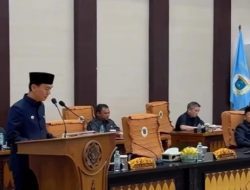 Rapat Paripurna XIV DPRD OKI Dalam Rangka Pembahasan Raperda Usulan Pemerintah Kabupaten OKI Tahun 2026