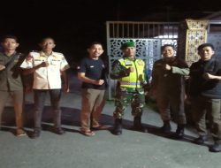 Babinsa Indralaya Gelar Patroli Siskamling Bersama Warga, Keamanan Kelurahan Indralaya Raya Terjaga