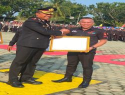 Di HUT Bhayangka Ke-80 Forjubes Terima Penghargaan Dari Kapolres OKI