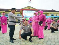 75 Personel Polres OKI Naik Pangkat, Momentum Meningkatkan Profesionalisme Pengabdian