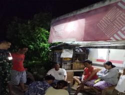 Babinsa Koramil 402-03/Sp Padang Tingkatkan Kamtibmas Melalui Patroli Malam