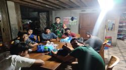 Patroli Terpadu di Sp. Padang, Koramil 402-03 Jaga Kondusivitas Desa Hingga Dini Hari
