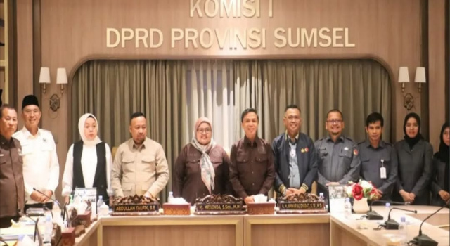 Komisi I DPRD Sumsel Bahas Raperda LPJ Gubernur TA 2025 Bersama Bawaslu dan OPD