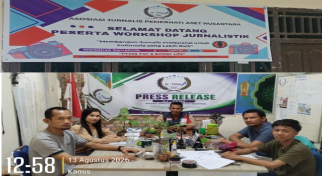 AJ PENA Gelar Pelatihan Jurnalis Muda, Komitmen Lahirkan Jurnalis Kompeten