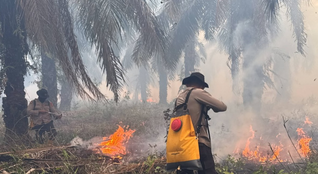 Operasi Aman Nusa II, Polisi Perkuat Penanganan Karhutla di Kabupaten OKI