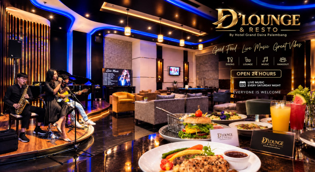 D’LOUNGE GRAND DAIRA HOTEL PALEMBANG HADIR DENGAN NUANSA BARU