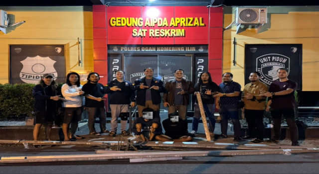 Polres OKI Ungkap Pencurian Rangka Baja di Gedung NU Kayuagung