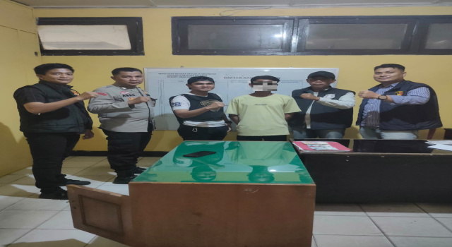 Operasi Sikat Musi, Polsek Kayuagung Amankan Dua Terduga Pelaku Premanisme