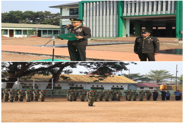 Kodim 0402/OKI-OI Gelar Upacara Bendera Peringatan Hari Kesaktian Pancasila