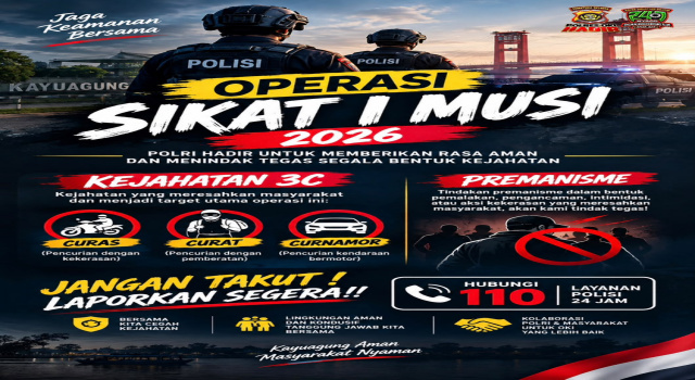 Sembilan Hari Operasi Sikat Musi, Polres OKI Ungkap 19 Kasus 3C dan Tindak 50 Aksi Premanisme