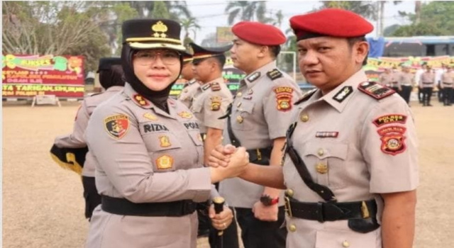 Sertijab Kasat Resnarkoba Polres Ogan Ilir, AKP Andrian Chandra Gantikan IPTU A. Surya Atmaja